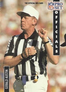 Gerald Austin 1991 Pro set NFL Officials #356